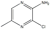 3-Chloro-5-methyl-pyrazin-2-ylamine Struktur