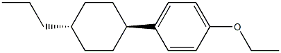 4-(trans-4-propylcyclohexyl) ethoxybenzene Struktur