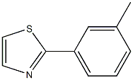 2-m-tolylthiazole Struktur