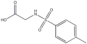 N-(toluene-4-sulfonyl)-glycine Struktur