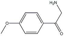 2-Amino-1-(4-methoxy-phenyl)-ethanone Struktur