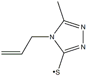 (4-Allyl-5-methyl-4H-[1,2,4]triazol-3-ylsulfanyl)- Struktur