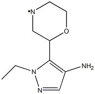 (4-Amino-2-ethyl-2H-pyrazol-3-yl)-morpholin-4-yl- Struktur