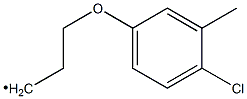 [2-(4-Chloro-3-methylphenoxy)ethyl]methyl- Struktur