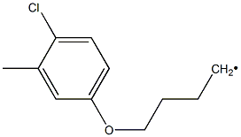 [3-(4-Chloro-3-methylphenoxy)propyl]methyl- Struktur