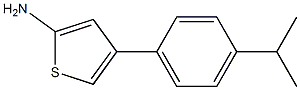 2-Amino-4-(4-isopropyl-phenyl)-thiophene- Struktur