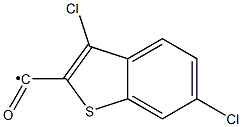 3,6-Dichloro-benzo[b]thiophene-2-carbonyl Struktur