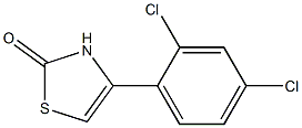 4-(2,4-Dichloro-phenyl)-2-oxo-2,3-dihydro-thiazole Struktur