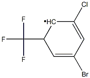 4-Bromo-2-chloro-6-(trifluoromethyl)phenyl Struktur