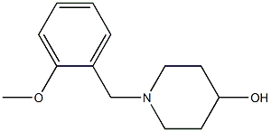 1-(2-methoxybenzyl)piperidin-4-ol Struktur