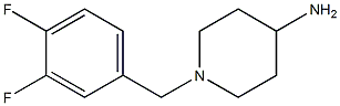 1-(3,4-difluorobenzyl)piperidin-4-amine Struktur