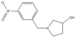 1-(3-nitrobenzyl)pyrrolidin-3-ol Struktur