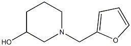 1-(furan-2-ylmethyl)piperidin-3-ol Struktur