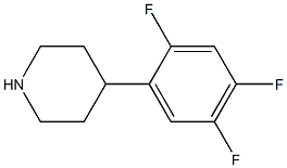 4-(2,4,5-trifluorophenyl)piperidine Struktur