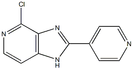 4-chloro-2-pyridin-4-yl-1H-imidazo[4,5-c]pyridine Struktur