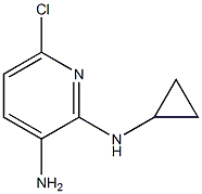 6-chloro-N2-cyclopropylpyridine-2,3-diamine Struktur