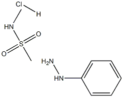 4-Hydrozino-N-Methyl Benzene
Methane Sulfonamide HCl Struktur