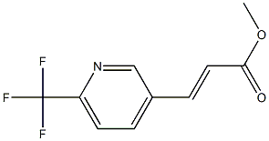 3-(6-TRIFLUOROMETHYL-PYRIDIN-3-YL)-ACRYLIC ACID METHYL ESTER Struktur