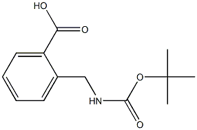 Boc-2-aminomethyl-benzoic acid Struktur