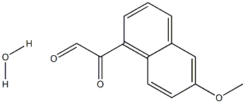 6-METHOXY-2-NAPHTHYLGLYOXAL HYDRATE , DRY WT. BASIS Struktur