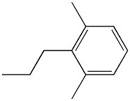 1,3-dimethyl-2-propylbenzene Struktur