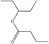 1-ethylpropyl butanoate Struktur