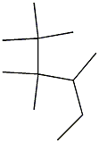 2,2,3,3,4-pentamethylhexane Struktur