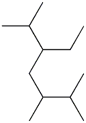 2,3,6-trimethyl-5-ethylheptane Struktur