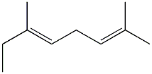 2,6-dimethyl-2,5-octadiene Struktur