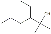 2-methyl-3-ethyl-2-hexanol Struktur