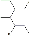 4-methyl-5-ethyl-3-heptanol Struktur