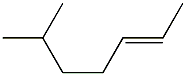 6-methyl-trans-2-heptene Struktur