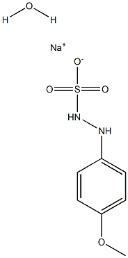 2-(4-METHOXYPHENYL)HYDRAZINESULFONIC ACID SODIUM SALT MONOHYDRATE[FOR INDOMETACIN] Struktur