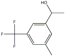 1-[3-METHYL-5- (TRIFLUOROMETHYL) PHENYL] ETHANOL Struktur