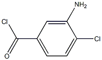 3-AMINO-4-CHLOROBENZOYL CHLORIDE Struktur