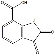 2,3-DIHYDRO-2,3-DIOXO-1H-INDOLE-7-CARBOXYLIC ACID Struktur