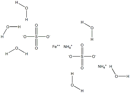 IRON(II) AMMONIUM SULPHATE HEXAHYDRATE ACS GRADE Struktur