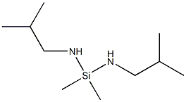 DI-(2-METHYLPROPYLAMINO)-DIMETHYLSILANE Struktur