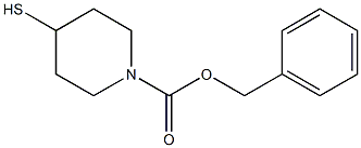 BENZYL 4-SULFANYLPIPERIDINE-1-CARBOXYLATE Struktur