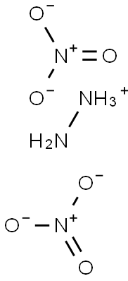 hydrazinium dinitrate Struktur