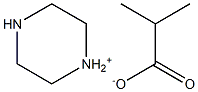 isobutyric acid piperazinium salt Struktur