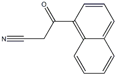 naphthoylacetonitrile Struktur