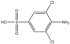 4-AMINO-3,5-DICHLOROBENZENE SULFONIC ACID Struktur