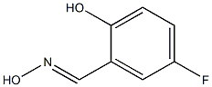 5-FLUORO-2-HYDROXYBENZALDEHYDE OXIME Struktur