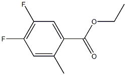 4,5-DIFLUORO-2-METHYLBENZOIC ACID ETHYL ESTER Struktur