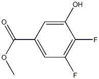 4,5-DIFLUORO-3-HYDROXYBENZOIC ACID METHYL ESTER Struktur