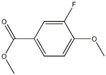 3-FLUORO-4-METHOXYBENZOIC ACID METHYL ESTER Struktur