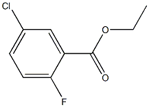 5-CHLORO-2-FLUOROBENZOIC ACID ETHYL ESTER Struktur