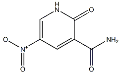 5-NITRO-2-OXO-1,2-DIHYDROPYRIDINE-3-CARBOXAMIDE Struktur