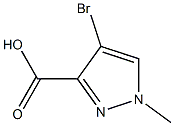 4-BROMO-1-METHYL-1H-PYRAZOLE-3-CARBOXYLIC ACID 98% Struktur